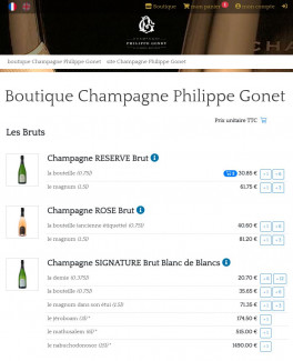 Boutique Champagne Philippe Gonet
